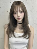 ユーフォリア 渋谷グランデ(Euphoria SHIBUYA GRANDE)&nbsp;韓国ヘア 韓国風レイヤー 顔周りレイヤー 小顔カット 韓国巻き