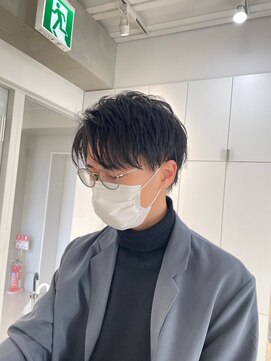 ヘアサロン ガリカ 表参道(hair salon Gallica) 爽やかメンズマッシュ×黒髮くせ毛風パーマ<原宿>