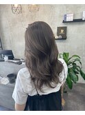 ブリーチ無しダブルカラー／グレージュ
