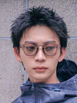 バイフィフス 原宿/表参道(by fifth) 原宿スパイキーパーマメンズパーマスパイキーショート30代短髪