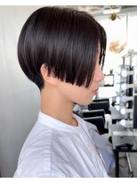 シャロン(SHARON) 【SHARON】前下がりショート×ダークブラウン