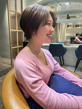 ロンド シャルム 吉祥寺(Lond charme) グランマッシュ/細めハイライト/ショート/白髪ぼかし/小顔