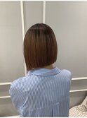 切りっぱなしボブ