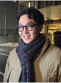 大人の無造作パーマ