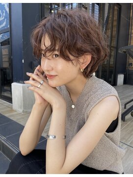 サンドパールス 仙台店(sand PALCE) 髪質改善/大人ガーリー/似合わせカット/ショートボブ前髪/仙台