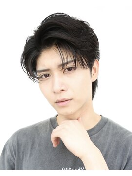 ソレイユ(Soleil) 30代40代50代ビジネスマン清潔感センターパートマッシュウルフ