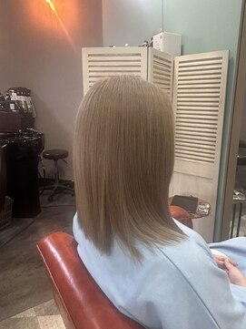 ヘアメイクアクト 都賀店 メテオカラーミルクティー