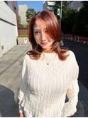 ナチュラル小顔前髪あり後れ毛サイドバング結べるボブくびれヘア