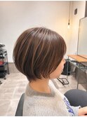 丸みショートスタイル