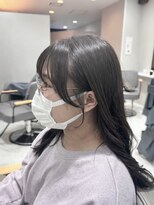 hyon myon/RISEbyREVO 綾瀬店【ヒョンミョン】&nbsp;ハッシュカット/デザインカラー/グレージュ[綾瀬駅/韓国ヘア]