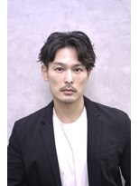 トラスト ザ バーバー 東京駅日本橋店(TRUST the Barber) センターパート/フェザーパーマ/メンズパーマ
