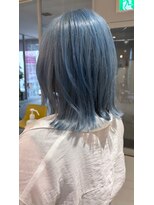 ステラ ヘア デザイン サロン(STELLA hair design salon)&nbsp;Ice Blue×ミディアムレイヤー【浅野】