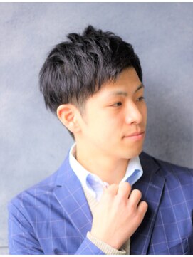 ノイセル(Noisyle) ビジカジ ネープレス　アップバング マット メンズヘア