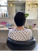 広がらないサラサラショートヘア