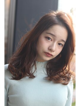 クシュ 所沢東口店(kusyu...) 内巻きワンカール×こなれヘア×ミルクティーブラウン×所沢