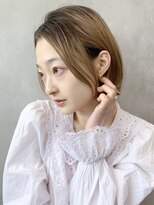 アイティー バイ アルバム 浦和店(IT by ALBUM) ボブスタイル_くびれヘアビタミンカラーメルティカラー_38501