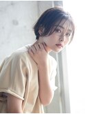 大人かわいいハンサムショートマッシュ似合わせカット前髪パーマ