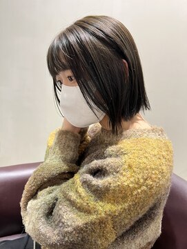 バディヘア ルーツ(BUDDY HAIR ROOTS) ボブ/オリーブブラウン/透明感カラー/グレージュ