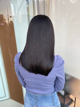 キュア 表参道(CURE) 黒髪/グレージュカラー/ココアベージュ/ヘルシーロング[表参道]