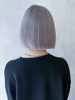 アルバム 渋谷パルコ(ALBUM) グレーボブ_チェリーブラウンフェミニンロング_ba379212