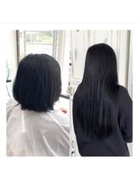 クラン ヘアーアンドスタジオ(CLAN hair & studio)&nbsp;ハイトーンエクステブリーチインナーミルクティーベージュ
