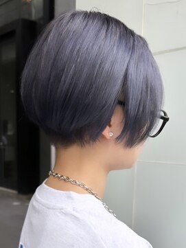 ロンド レア 天神大名店(Lond Le’a) 大人マッシュショート丸みショート黒髪ショートベリーショート