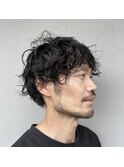 メンズ×パーマ