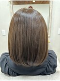 美髪トリートメント＆つやつやマロンベージュ