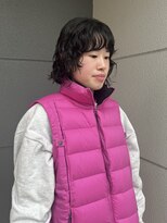 ヘアーアイストゥーレ(HAIR ICI TRE)&nbsp;レイヤーボブパーマ　担当東川内遥