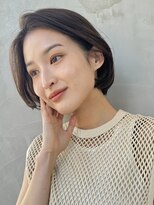 ビュートリアム 南青山(BEAUTRIUM)&nbsp;ふんわりボブ  レイヤーボブ 顔周りレイヤー 表参道30代40代