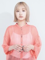 オンク 新宿(onk)&nbsp;黒髪/グレーベージュ/レイヤーロング/前髪パーマ[新宿駅]