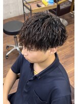 メルシー トータル ブランディング サロン(merci TOTAL BRANDING SALON) ツイスト強めツイスパ×マッシュスタイル