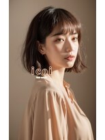 イコイ 九大学研都市店(icoi)&nbsp;無造作ミディアムボブ