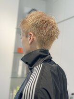 ロンドアンメゾン 原宿(Lond un Maison.)&nbsp;【吉田智哉】スパイキーショート、ハイトーンベージュ