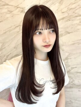 ロンド フィーユ(Lond fille) 【とばみか】レイヤーカット/韓国ヘア/前髪/顔周り