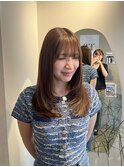 ブリーチなし/透明感カラー/レイヤーカット