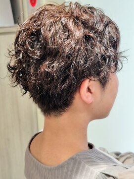 ヴィサージュファイン(VISAGE fine) ショート 2ブロック メンズライク パーマ