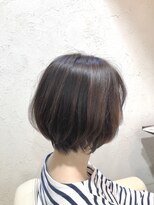 サイン(SIGN)&nbsp;前髪あり大人ショートボブ30代40代50代/SIGNサイン/透明感カラー