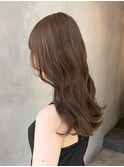 顔周りレイヤー韓国ヘア美髪ロング_ba473672