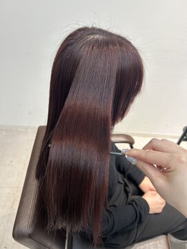 シェノン 梅田(CHAINON) 縮毛矯正/ストレート/チェリーブラウン