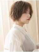 細めハイライト抜け感ひし形フェザーショート309W北浦和20代30代
