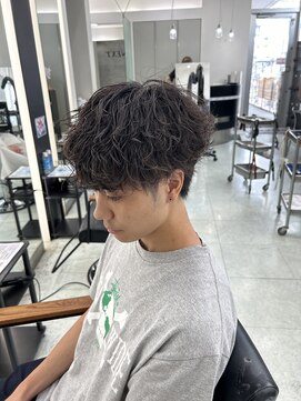 ネクスト 静岡店(NEXT) MEN'S HAIR/ブルーブラック/スペインカール/韓国マッシュ