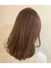 【伸びた分だけ染めてヘアケアも♪】リタッチカラー&クイックトリートメント