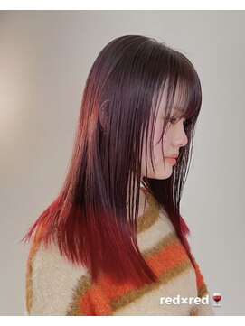 ウィットサークル(wit circle) レッド×レッドのデザインカラー