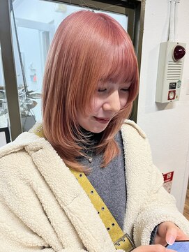 ボウ(BOW) ブリーチ×2　ハイトーンpink