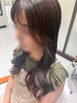 エムタニグチミュー(MTANIGUCHI Mieux) イヤリングカラー/インナーカラー/グレーアッシュ