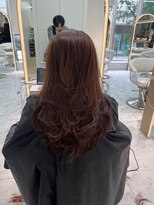 ロンドルピナス 小倉(Lond Lupinus) ミディアムヘア暗めカラー/デザインカラー/フェイスフレーミング