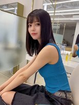 コア銀座メゾン(COA GINZA Maison)&nbsp;髪質改善レイヤーカット前髪カット顔周りレイヤー暗めカラー銀座