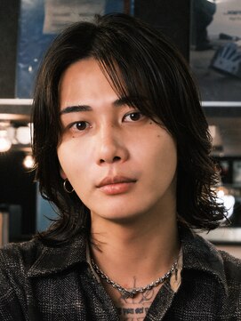 アンサー 渋谷(ANSWER) メンズミディアム　メンズボブ　毛流れスパイラル