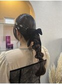 暗めカラー/オリーブグレー/ココアベージュ/小顔ヘア